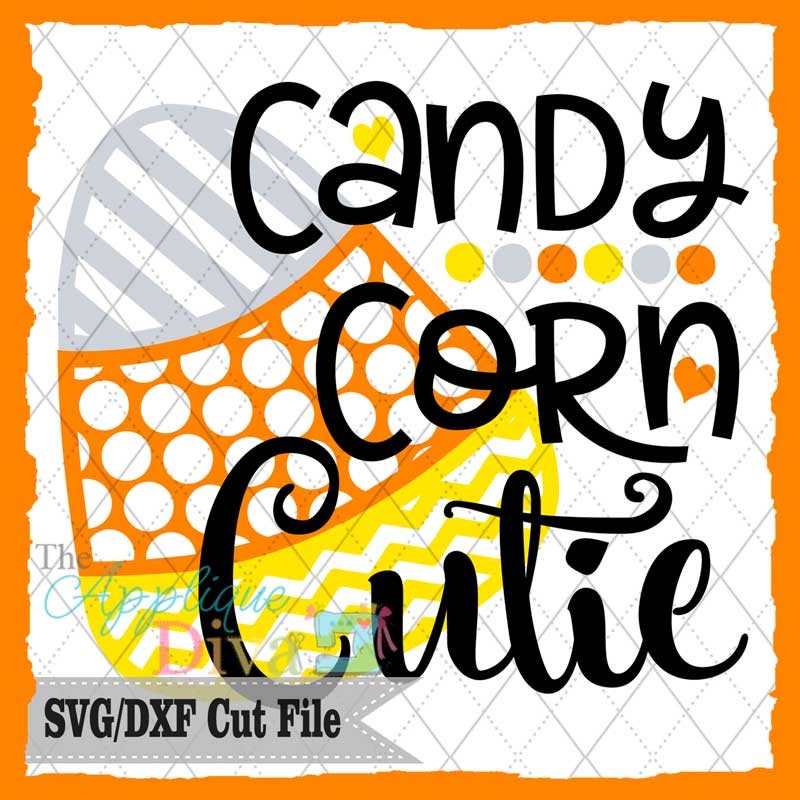 Halloween Candy Corn Cutie SVG DXF File - Etsy
