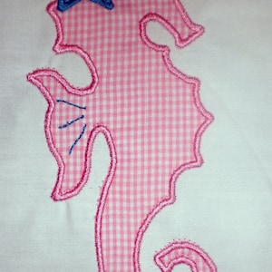 Seahorse maszyny Embroidery Design aplikacja