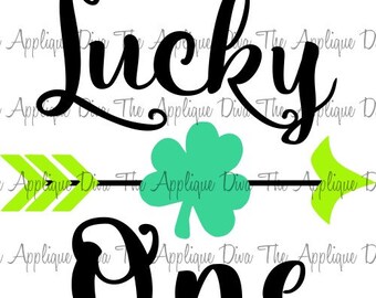 St Patrick's Day Lucky One SVG/DXF cutting file