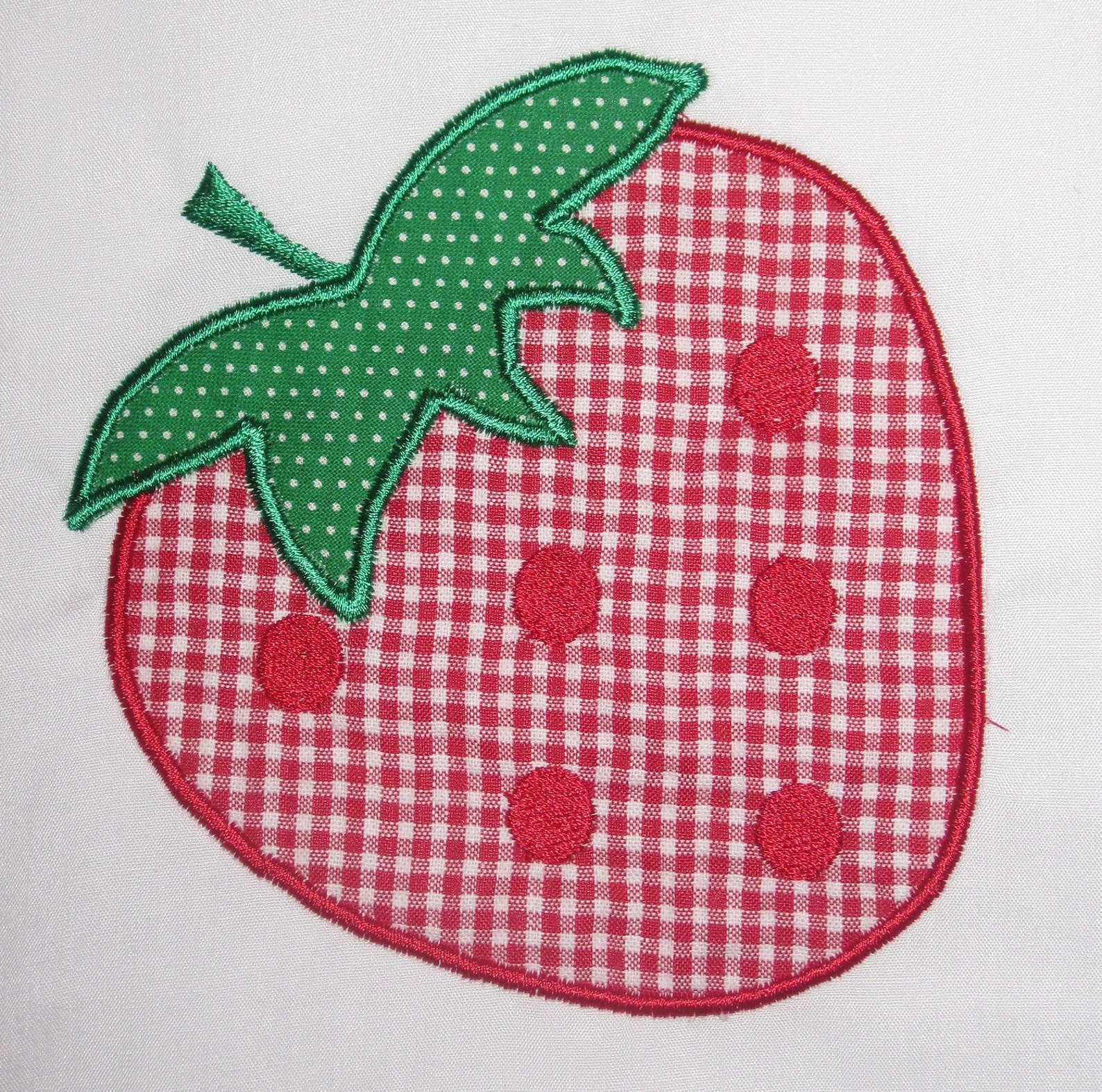 Summer Strawberry Machine Embroidery Design Applique Etsy