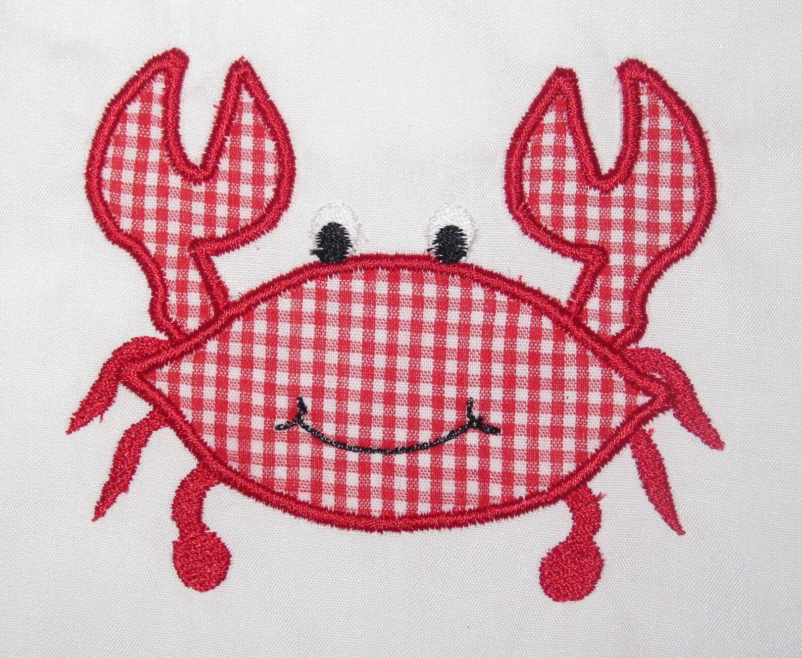 Crab summer machine with free mini embroidery applique  etsy