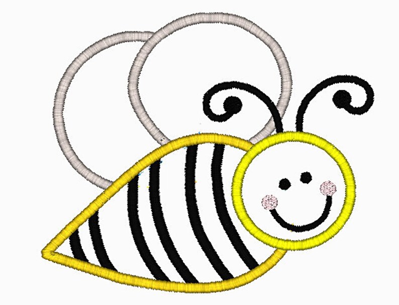 Bumble Bee Embroidery Design Machine Applique - Etsy