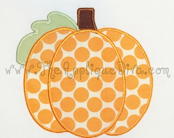 Fall Panel Pumpkin Digital Embroidery Machine Applique