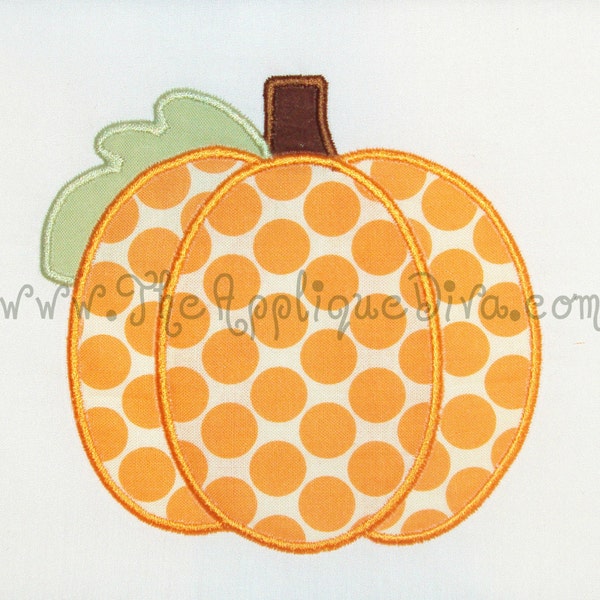 Fall Panel Pumpkin Digital Embroidery Machine Applique