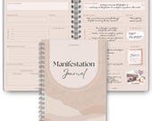 Manifestation Journal, Law of attraction planner, Manifest your dream life, Affirmation, Vision Board, Mindfulness, Gratitude, Spiritual, A5