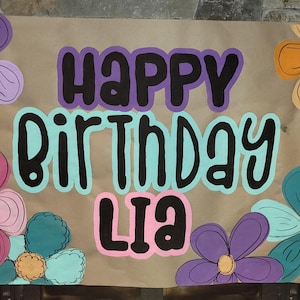 Custom Hand Painted Banners