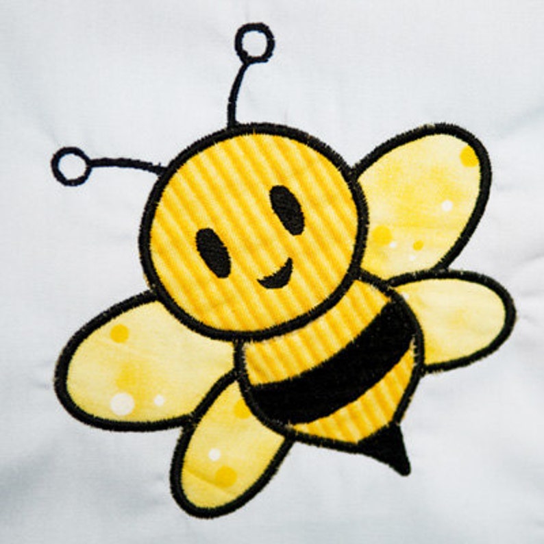 Bumble bee applique machine embroidery pattern instant  etsy Bumble bee applique machine embroidery pattern instant  etsy
