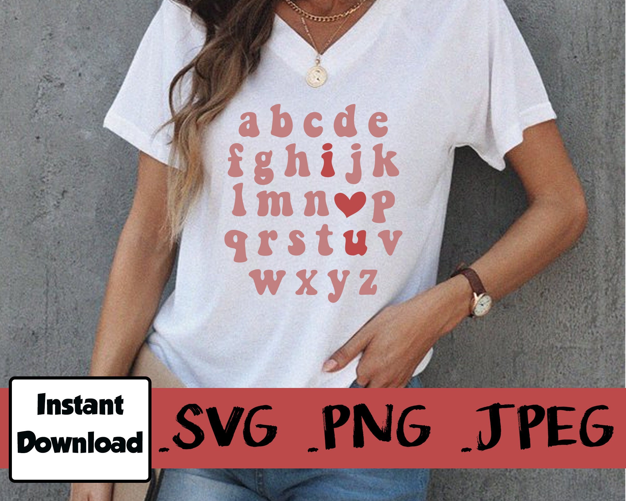 Valentines Day Heart T-shirt Design SVG PNG JPEG Digital Download ...