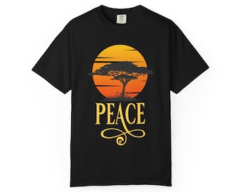 peace Unisex Garment-Dyed T-shirt