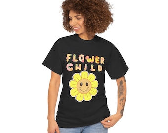Flower Child T-Shirt | Retro Floral Hippie Tee