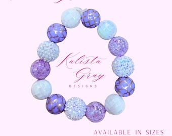 Violet Frost – Handmade Beaded Dog Necklace
