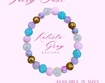 Fairy Dust Beaded Dog Necklace – Pastel Sparkle Pet Jewelry