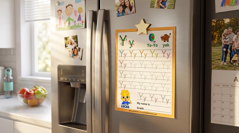 Alphabet Tracing Worksheets A-Z: Preschool Letter Sounds & Writing Practice (PDF Download) — original Etsy mockup 7
