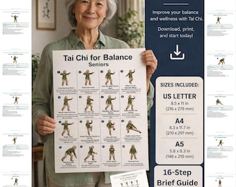 Tai Chi Balance Exercise Chart for Seniors (PDF)