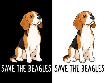 Rädda Beaglarna Png Svg, Beagle Mamma Pappa, Djurmisshandel Beagle Experiment, Beagle Räddningshundälskare (Digital Nedladdning)