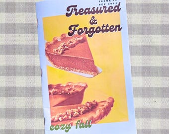 Treasured & Forgotten Issue 16 | Vintage Fall Recipe Zine | Handwritten Comfort Food Recipes