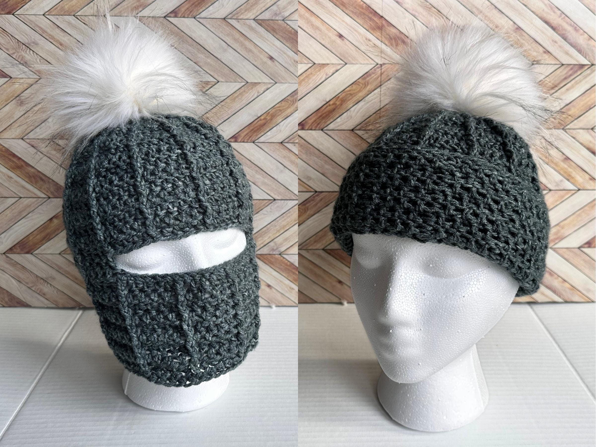 30 Ski Mask Crochet Patterns for Winter Warmth, Costume Play, and Statement Style 29 Crochet Fold-Down Ski Mask Hat Pattern