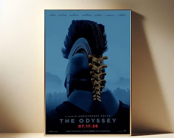 Póster de la película La Odisea (2026), impresión artística de películas modernas, póster de tela, póster para regalo, colección de cinéfilos