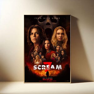 Scream 2023 Movie Poster – Jenna Ortega – 11x17 Inch Reproduction Print – USA Made