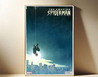 The Amazing Spider-Man Film Poster, Modern Movies Art Print, Canvas Cloth Poster, Poster for Gift, Film Fan Collection