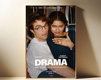 Locandina del film The Drama (2026), stampa artistica di film moderni, poster su tela, poster da regalo, collezione per appassionati di cinema