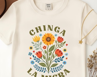 Chinga La Migra Comfort Colors Shirt, Abolish ICE Immigrants Protest Tee, Anti Trump maga t-shirt, Latino Resist Shirt