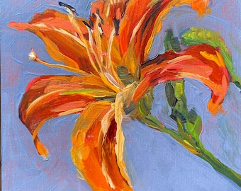Daylily, original painting