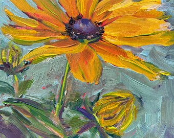 Rudbeckia, original painting