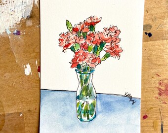 Little Watercolor Flowers #101