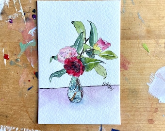 Little Watercolor Flowers #67