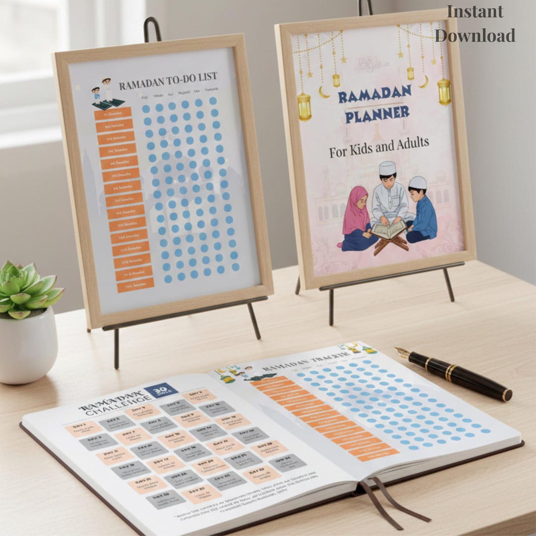 Ramadan Planner 2026 | Ramadan Checklist Prayer Tracker | Islamic to Do ...