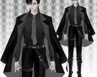 Premade Live2D Vtuber Model: Ready to Use, VTubeStudio Compatible