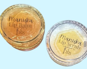 Set de bálsamo labial y exfoliante Manuka