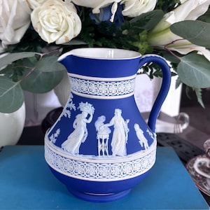 Wedgwood Jasperware Blue Vase - Etsy