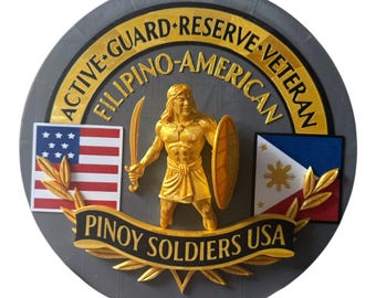 "Philippinische amerikanische ""veteran herausfordernde"" Münze - Pinoy Soldaten USA Militär Sammlerstück."
