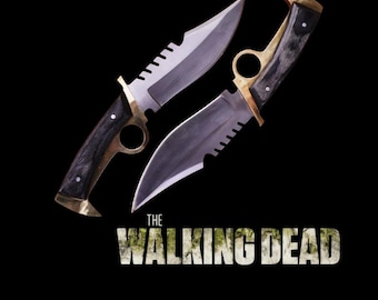 Walking Dead Knife Replica with Leather Sheath
