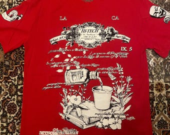 Thats An Awful Lotta Cough Syrup - Red and White T-Shirt