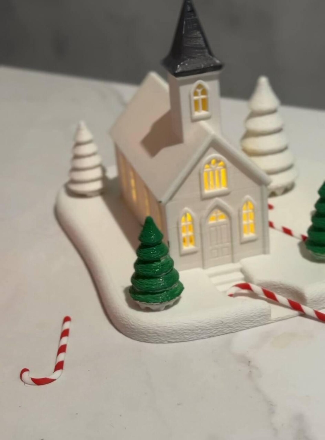 Tealight House With Winter Landscape - Etsy