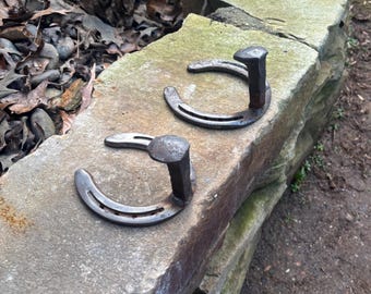 Horseshoe Railroad Spike Hanger