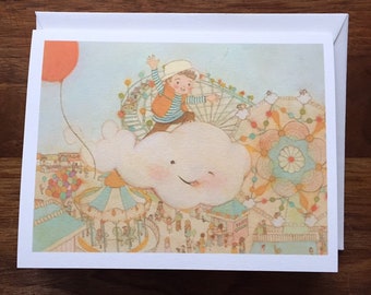 Card “Amusement Park” Sora & Cloud