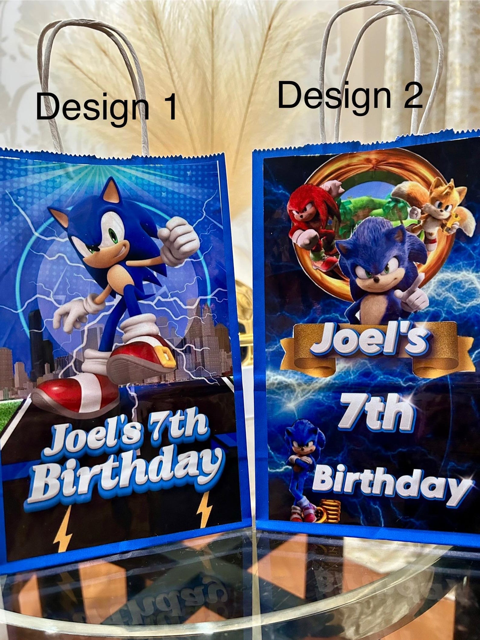 Sonic Theme Party Favor Bags 15ct Etsy — free download