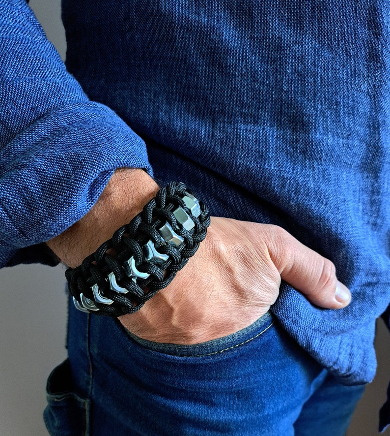 Paracord Survival Bracelet for Men Military Paracord Bracelet Etsy