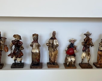 Mexican folk art figurine made of paper mache