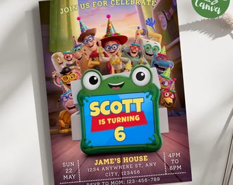Toy Story 5 Birthday Invitation, Editable Toy Story Birthday Invite Digital Toy Story Invitation Digital Download Toy Story Theme Invite