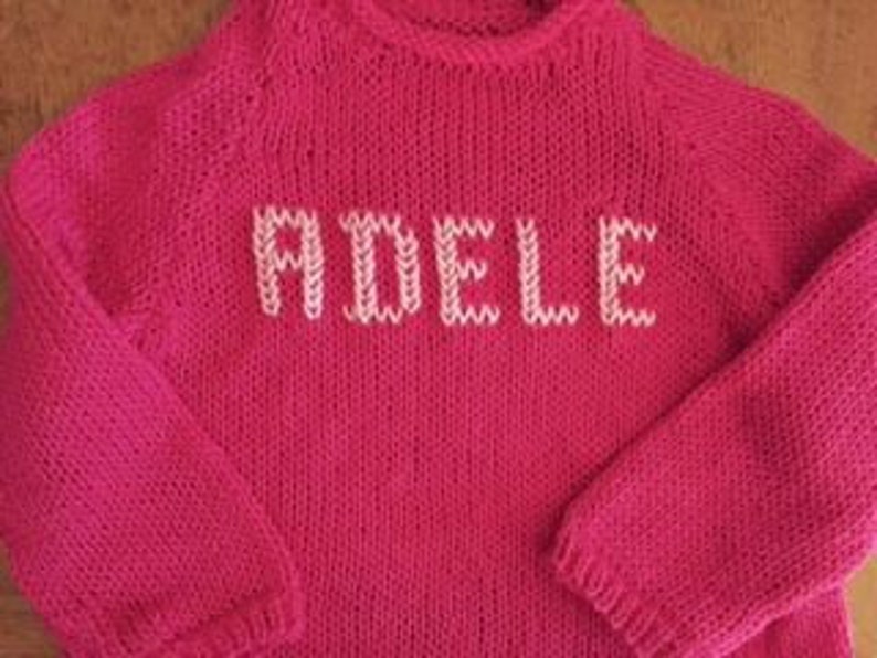 Add'l Girl Colors 6 mos, 6/9, 9/12, 12mos Cotton Colors for Baby Girls Name-Embroidered Handknit Cotton Sweaters image 10