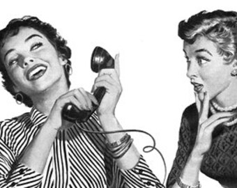 Resultado de imagen para vintage gossip woman