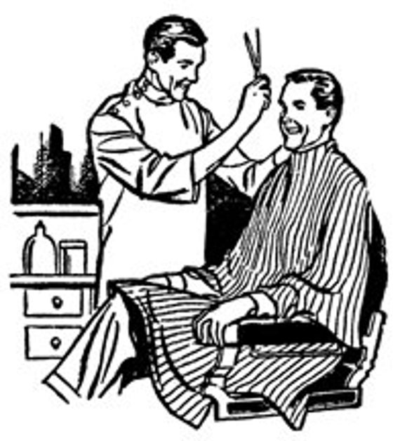 Coiffeur Homme Cheveux Rasage Coupe Coupe De Cheveux Homme Etsy