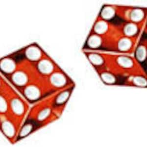 Dice Games Yahtzee Gambling Gaming Casino Vegas - Vintage Art Illustration Digital Image - Instant Download