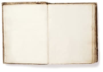 Old Open Book Antique Shabby Blank Pages - Digital Photo Image - Instant Download