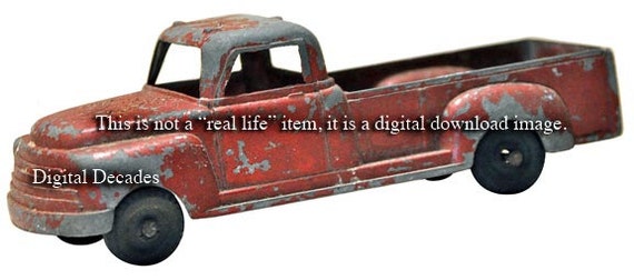 little red toy truck